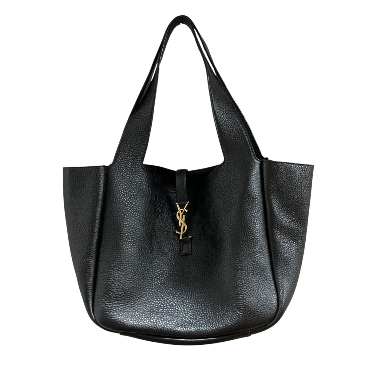 Saint Laurent Paris グレインレザー ソフトトートバッグ 古着・中古-2枚目のアイテム画像