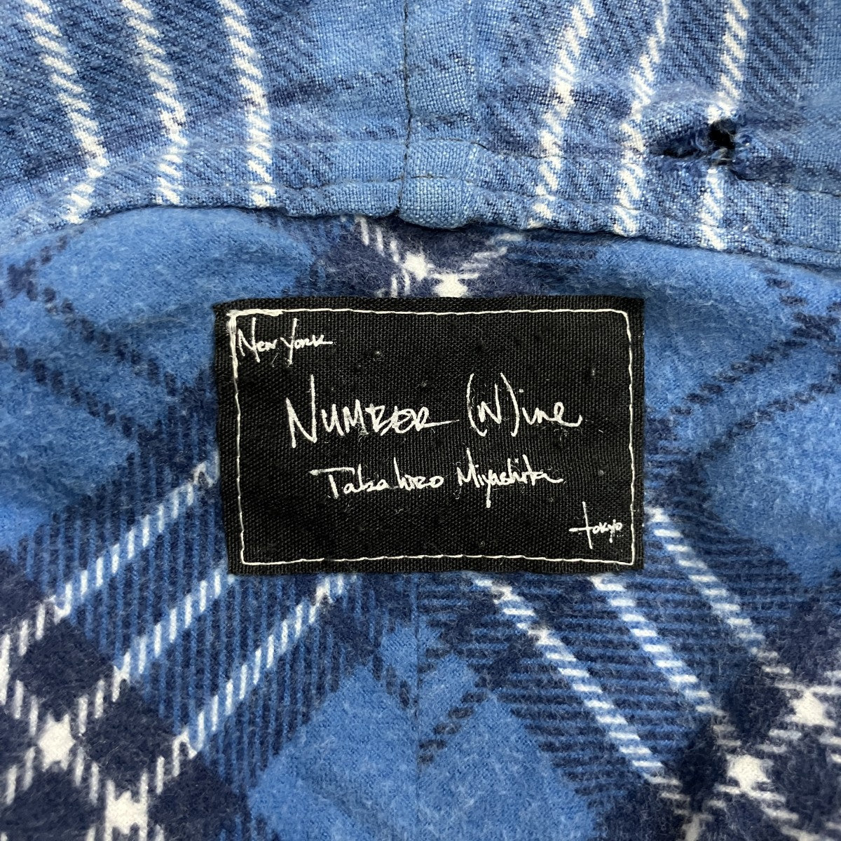 NUMBER (N)INE フード付きプルオーバーネルシャツ 古着・中古-5枚目のアイテム画像