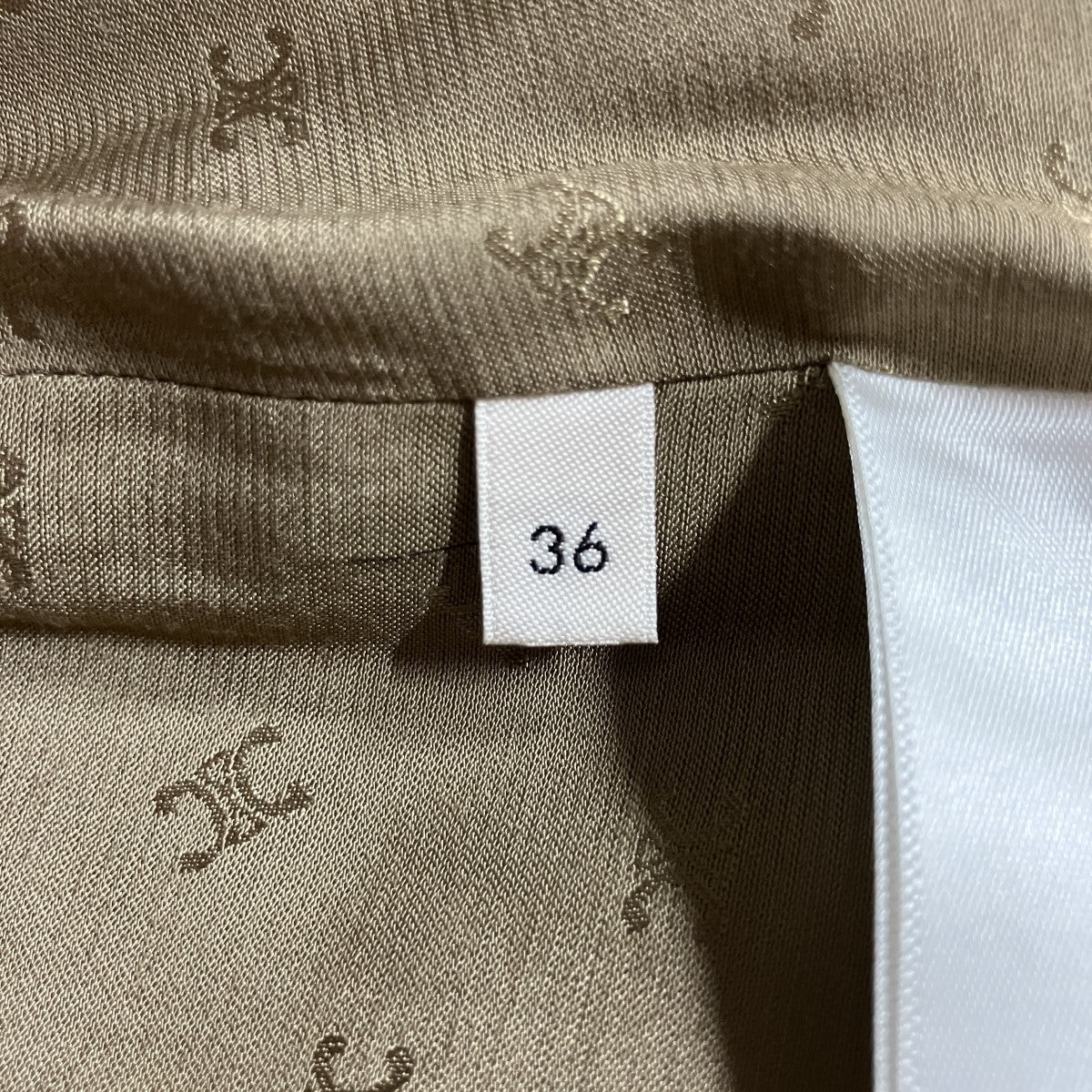 CELINE ツイードスカート 古着・中古-5枚目のアイテム画像