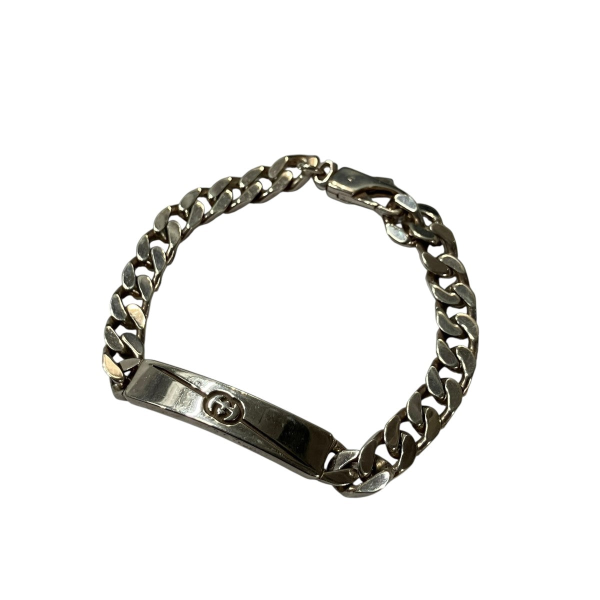 GUCCI ダイアゴナルインターロッキングGブレスレット 古着・中古-1枚目のアイテム画像