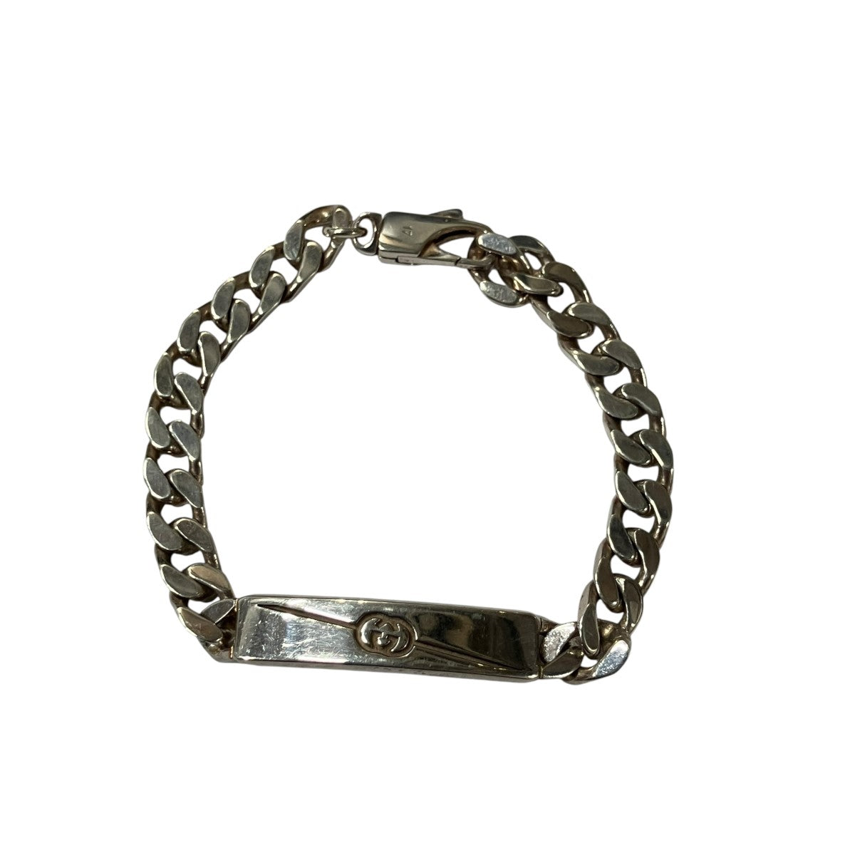 GUCCI ダイアゴナルインターロッキングGブレスレット 古着・中古-2枚目のアイテム画像