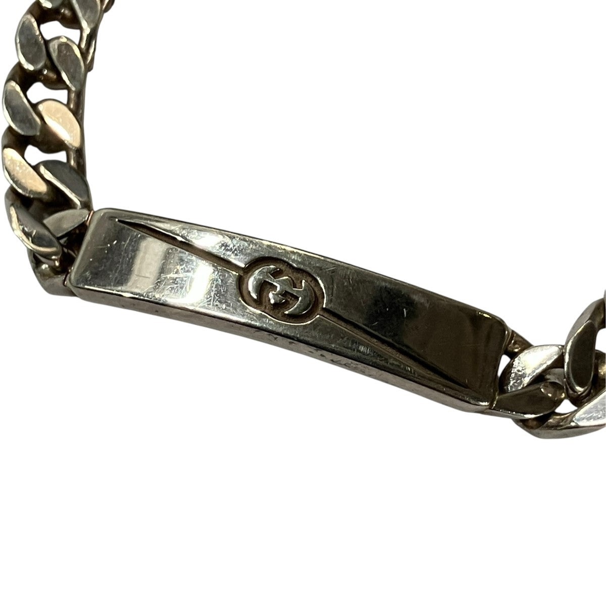 GUCCI ダイアゴナルインターロッキングGブレスレット 古着・中古-3枚目のアイテム画像