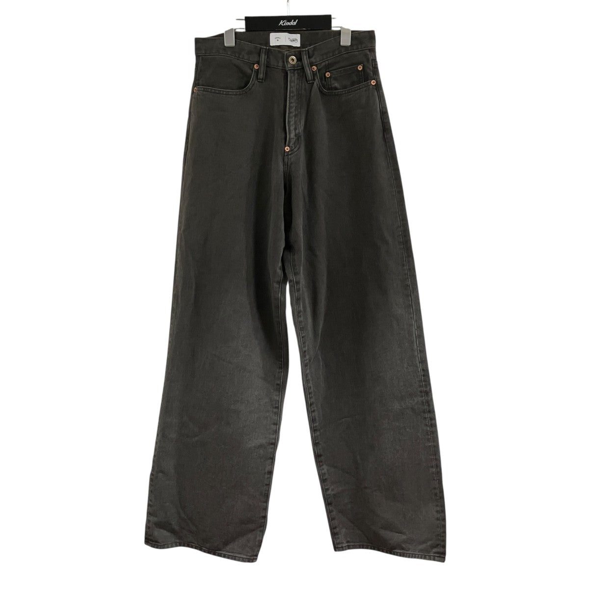 SUGARHILL×CarService ワイドデニムパンツ 古着・中古-1枚目のアイテム画像