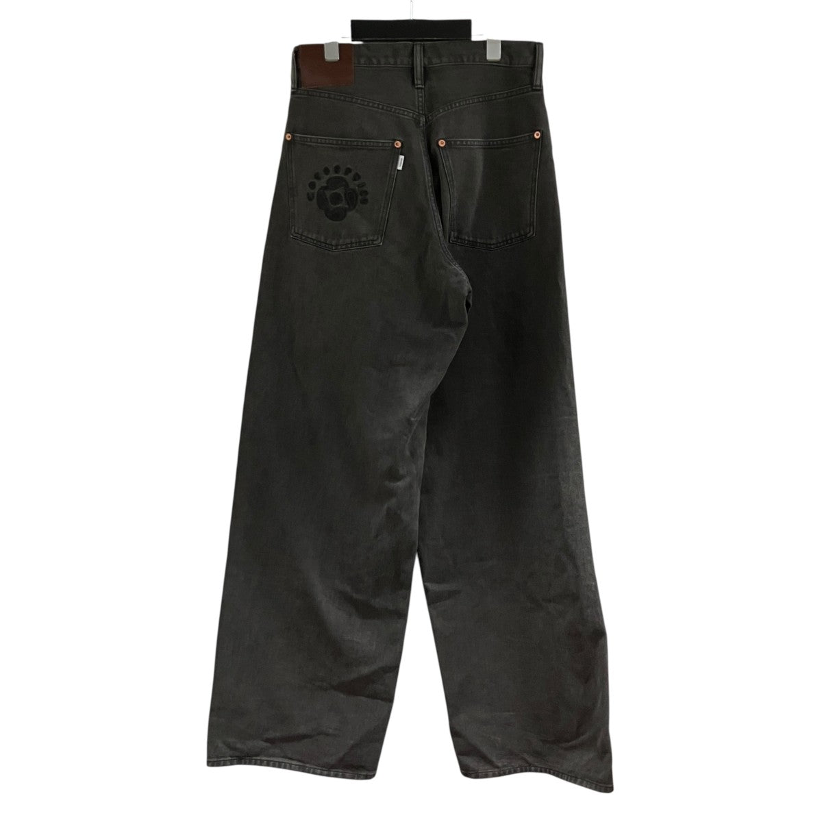 SUGARHILL×CarService ワイドデニムパンツ 古着・中古-3枚目のアイテム画像