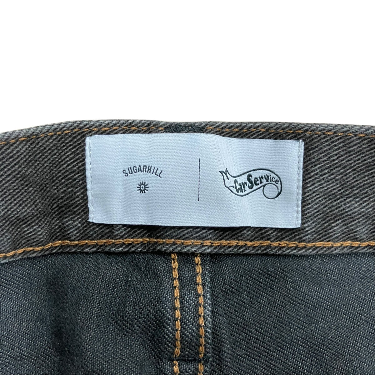 SUGARHILL×CarService ワイドデニムパンツ 古着・中古-6枚目のアイテム画像