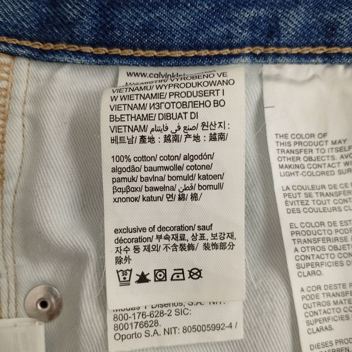 Calvin Klein Jeans ブーツカットデニムパンツ 古着・中古-6枚目のアイテム画像