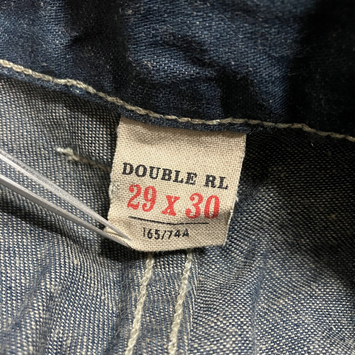シンチバックペインターデニムパンツ