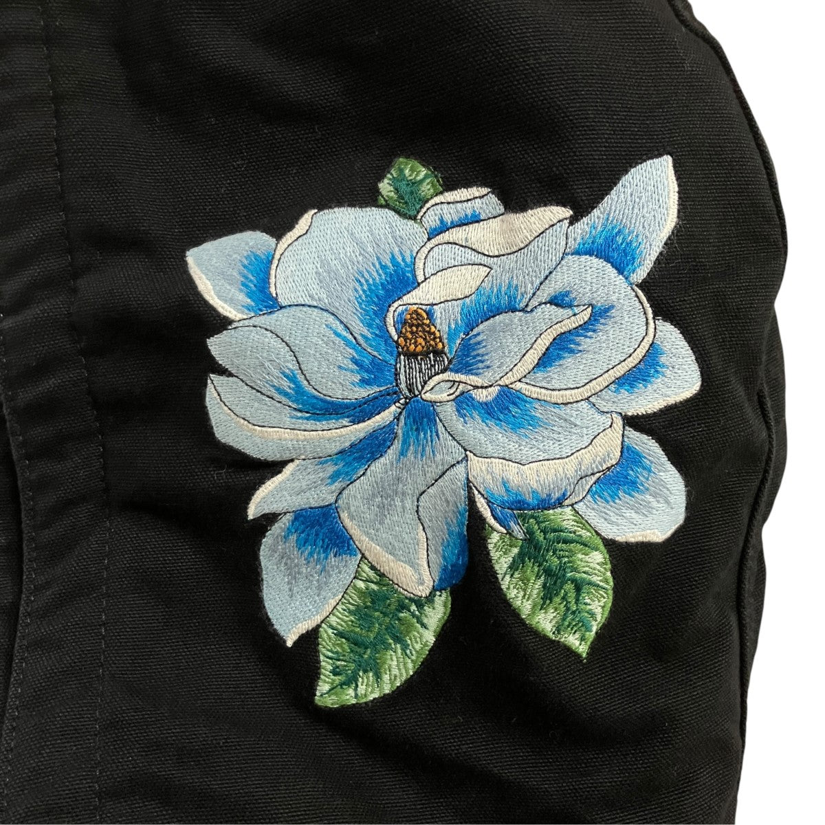フード花刺繍アクティブジャケット