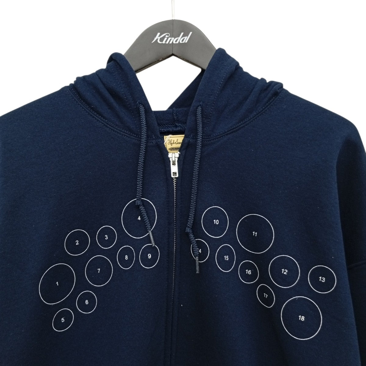 24AWCOLLEGE LOGO ZIP HOODIEパーカーHSC24FW-CT04