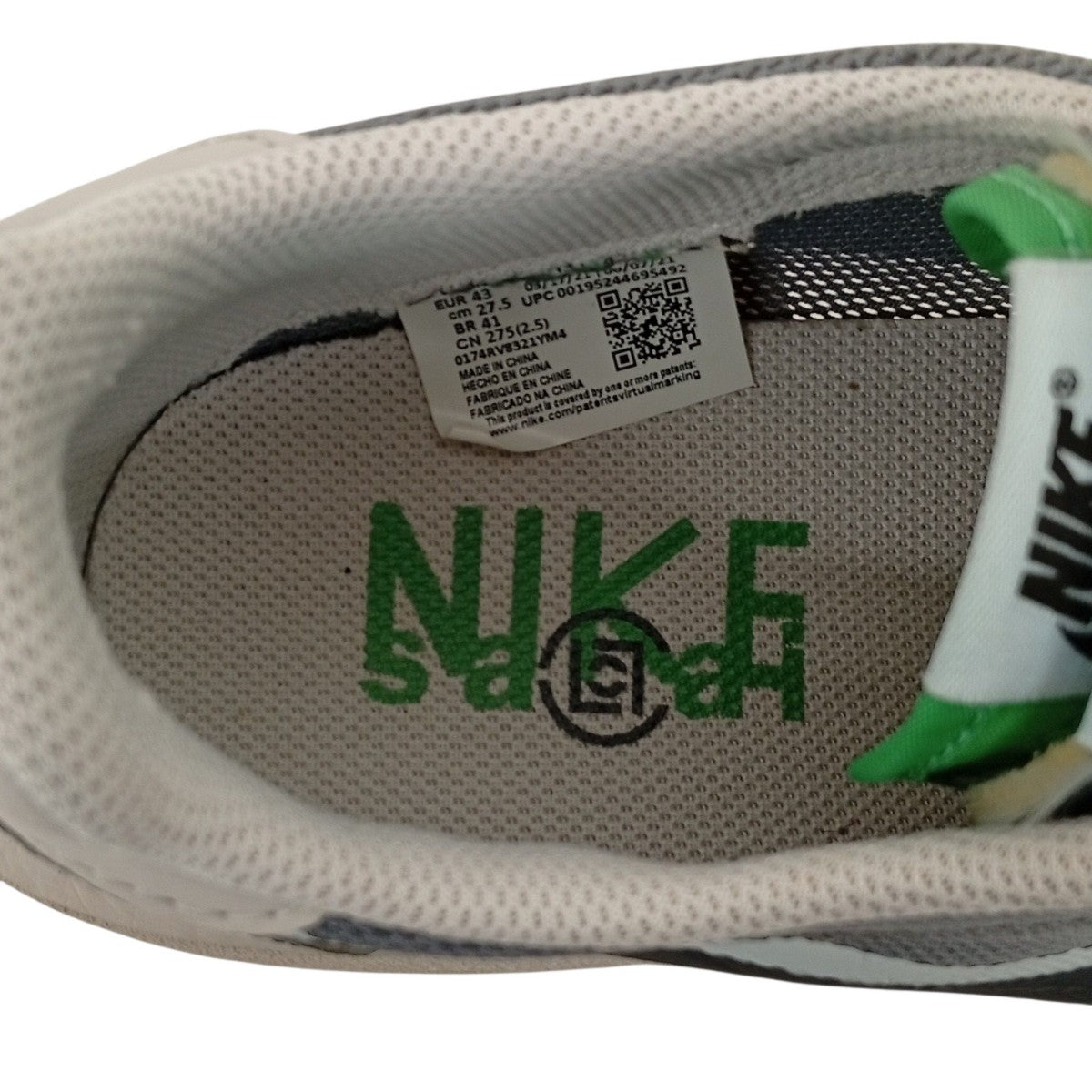 NIKE×sacai ローカットスニーカーDH3114-001 古着・中古-6枚目のアイテム画像