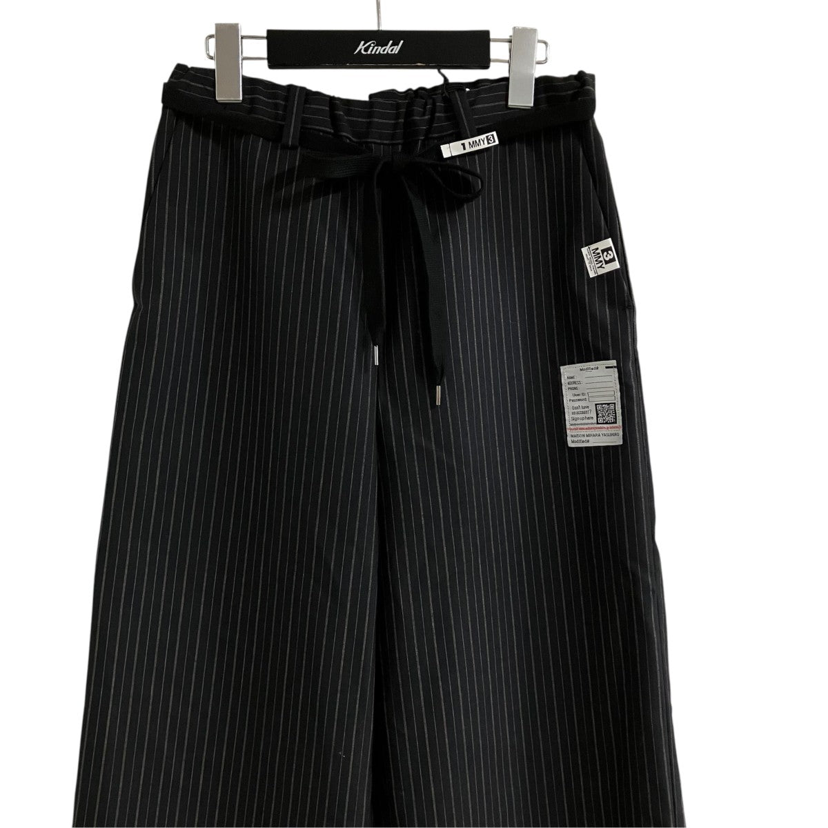 Maison MIHARA YASUHIRO ストライプウールパンツ 古着・中古-2枚目のアイテム画像