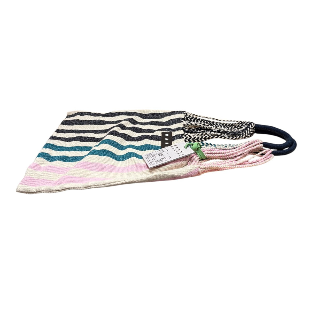 MARNI ストライプハンドバッグ 古着・中古-3枚目のアイテム画像