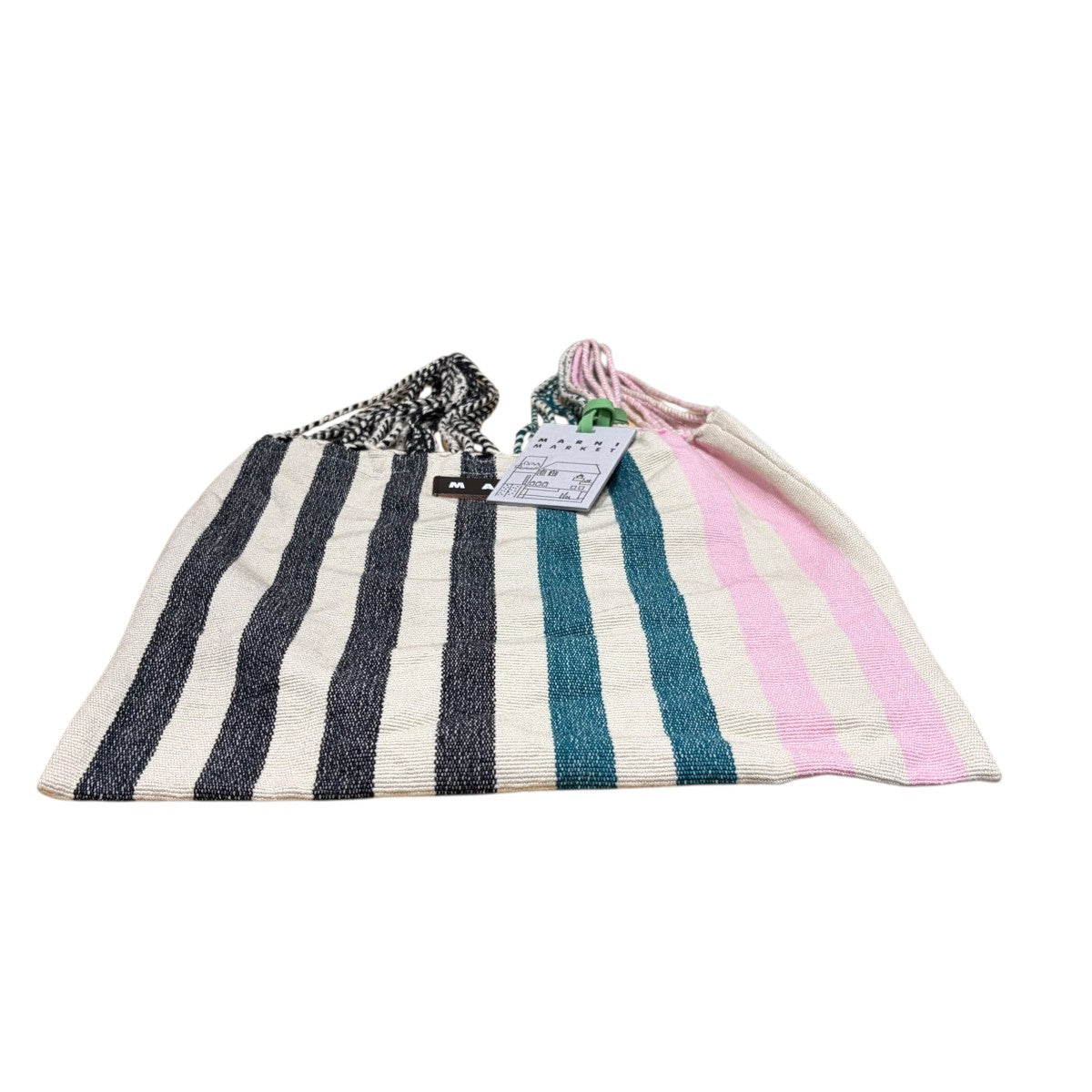 MARNI ストライプハンドバッグ 古着・中古-5枚目のアイテム画像
