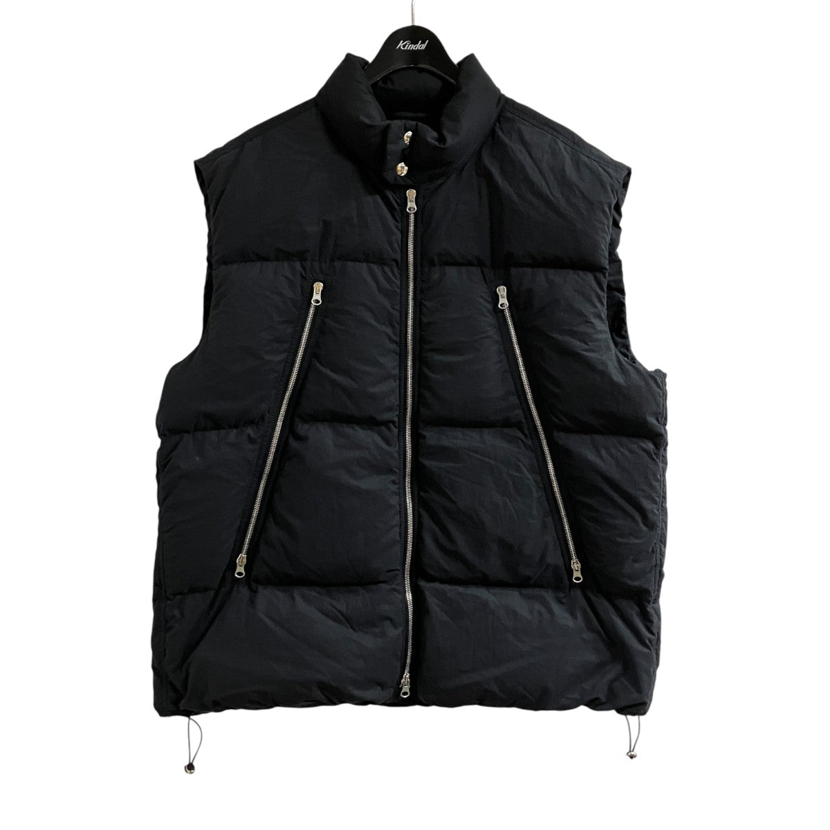 MM6 Maison Margiela 八の字 ジップアップ ダウンベスト 古着・中古-1枚目のアイテム画像