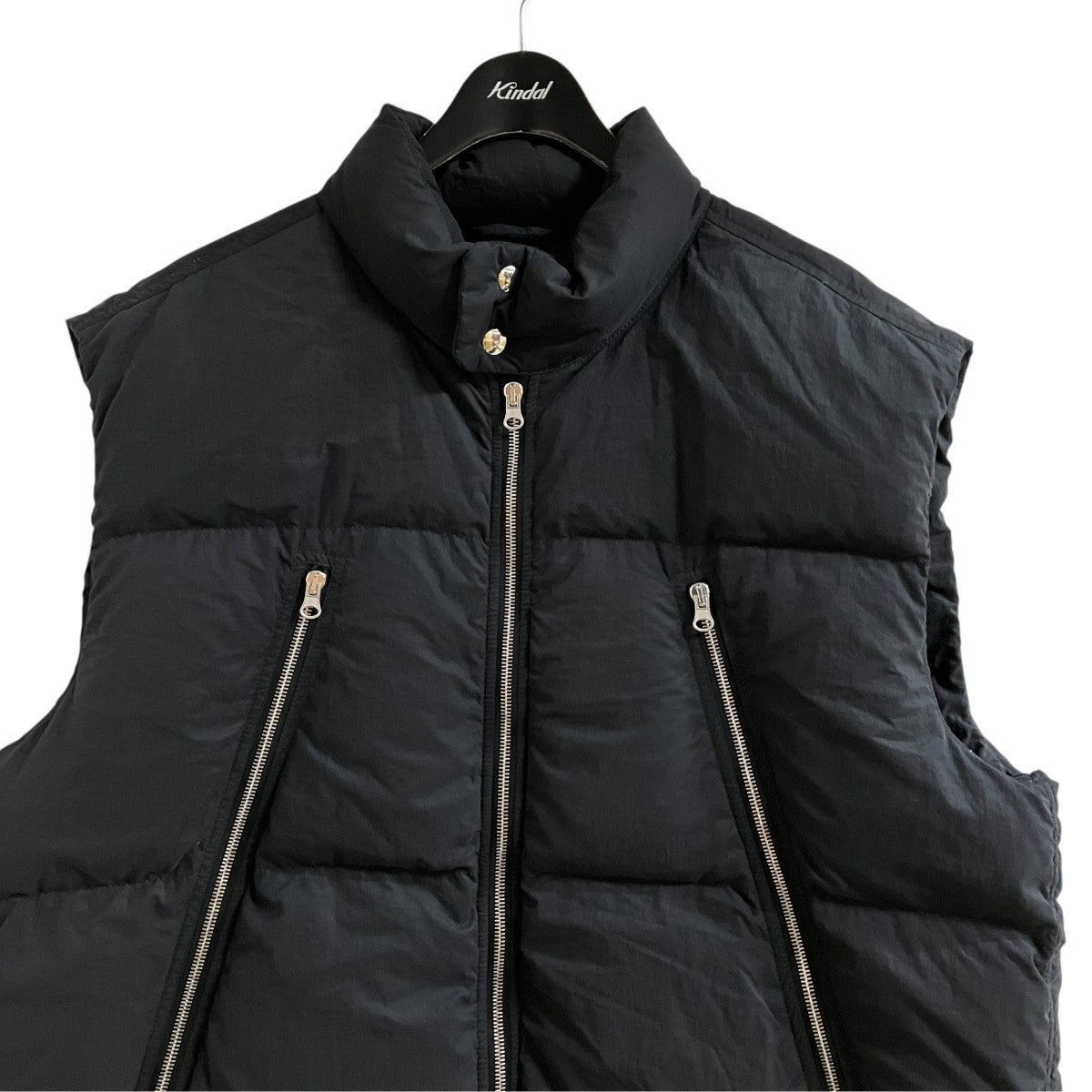MM6 Maison Margiela 八の字 ジップアップ ダウンベスト 古着・中古-2枚目のアイテム画像