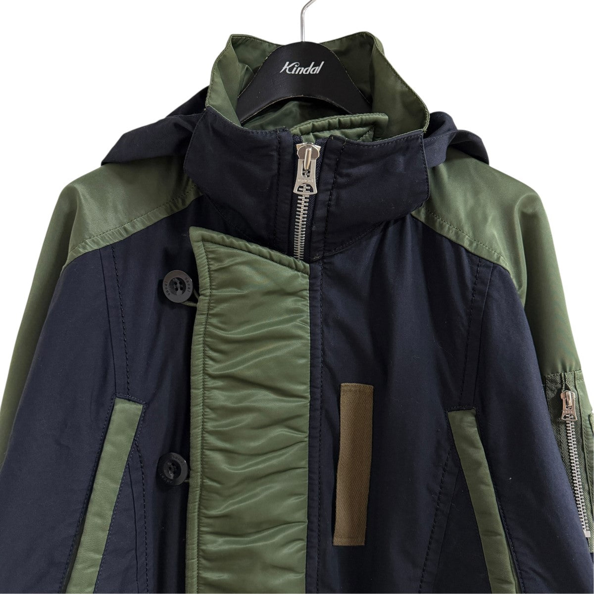 sacai(サカイ) ハイブリットミリタリージャケット 19-02068M ネイビー