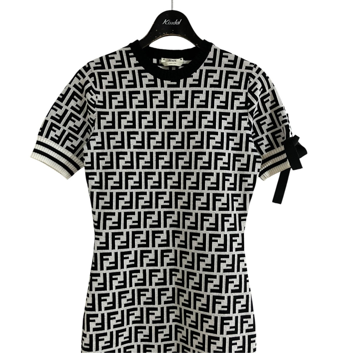 ズッカ柄ショートスリーブワンピース