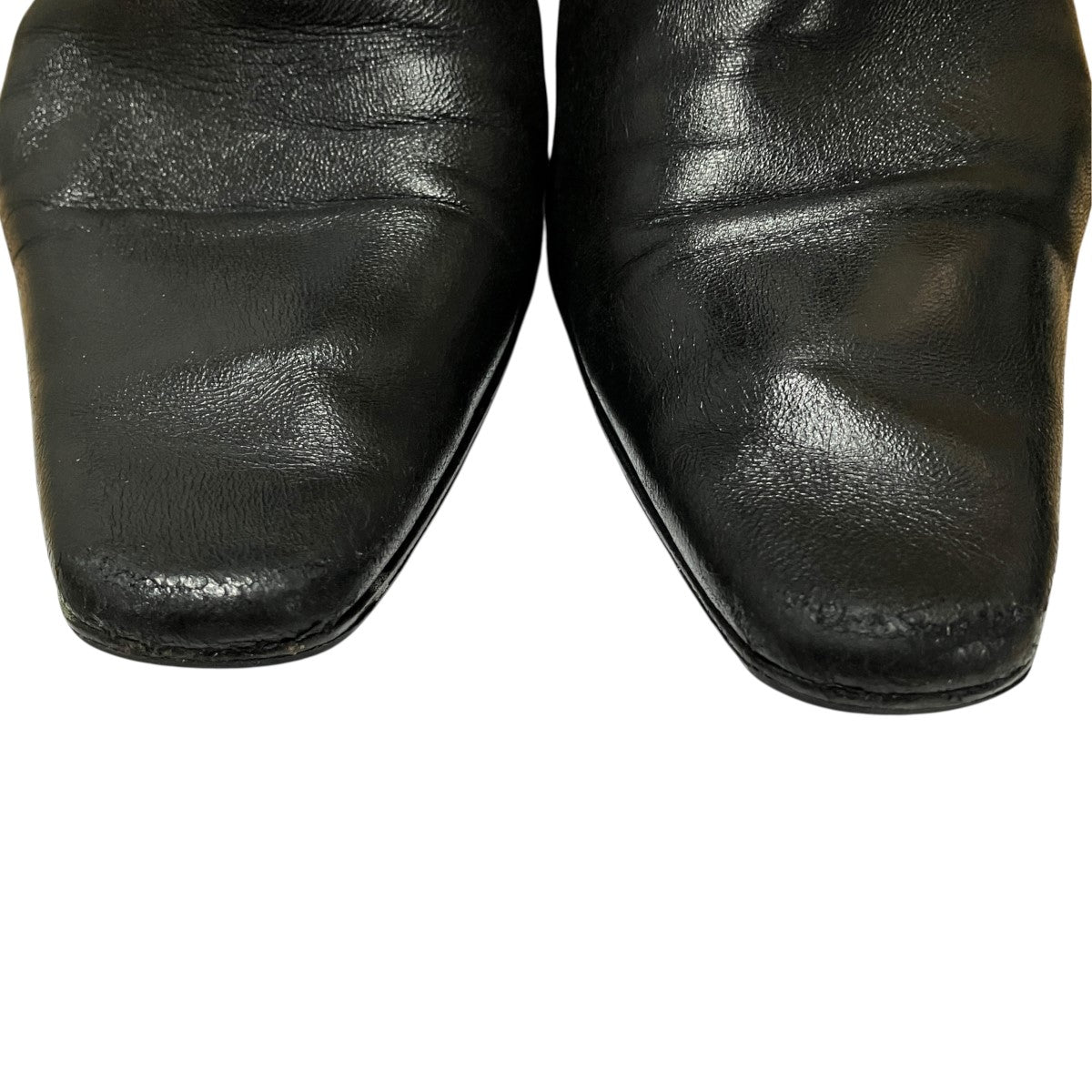 Saint Laurent Paris RAINER チェルシー レザー ヒール サイドゴア ショート ブーツ 古着・中古-7枚目のアイテム画像