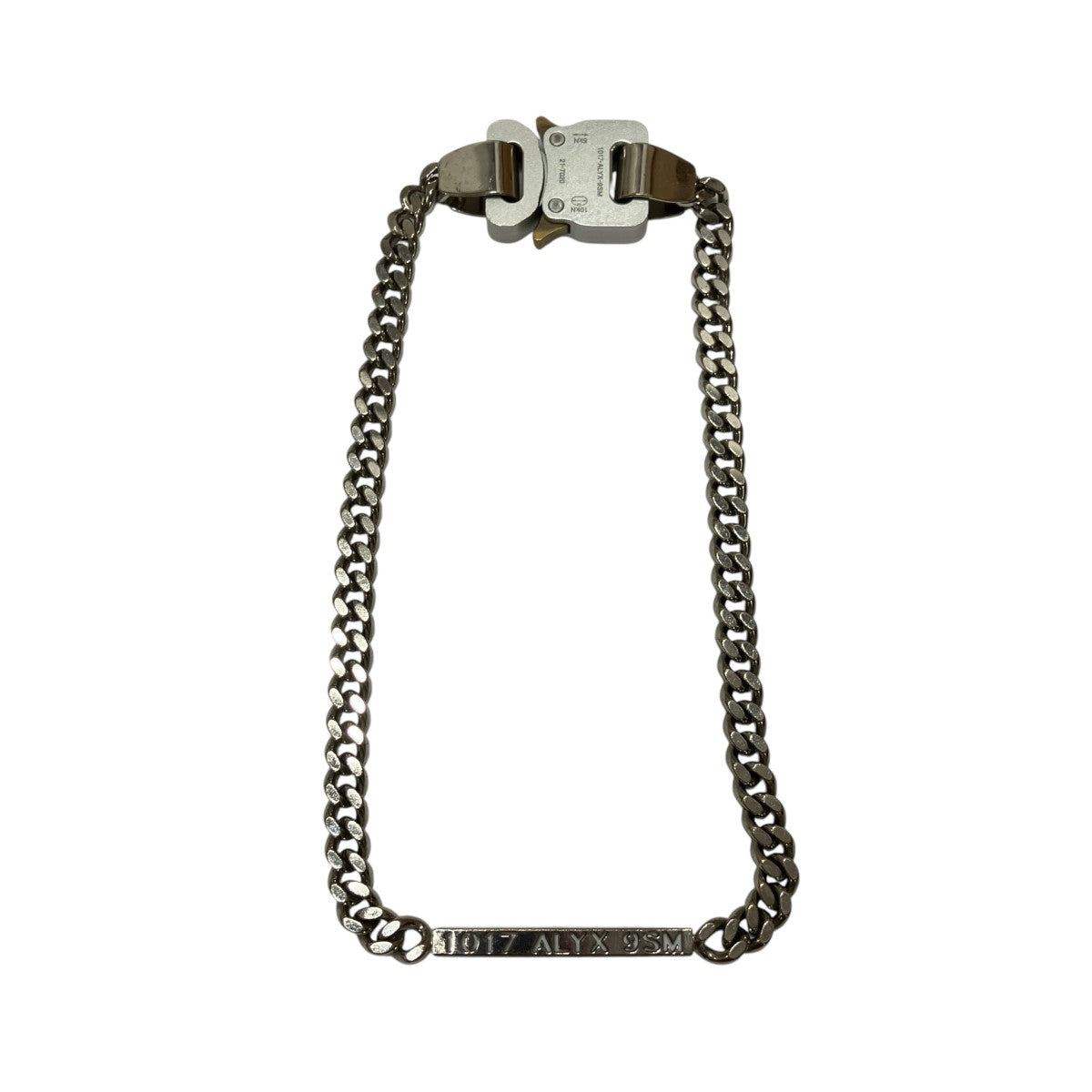 1017 ALYX 9SM アリクス コースターバックル ウールネックウォーマー 1017 ALYX 9SM(アリクス) ローラーコースターネックレス シルバー