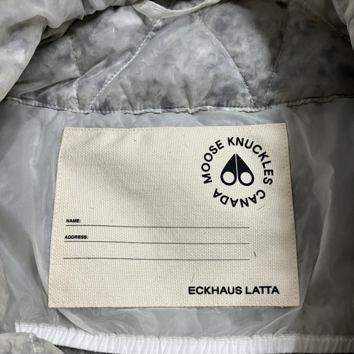 ECKHAUS LATTA×MOOSE KNUCKLES ダウンコート 古着・中古-6枚目のアイテム画像
