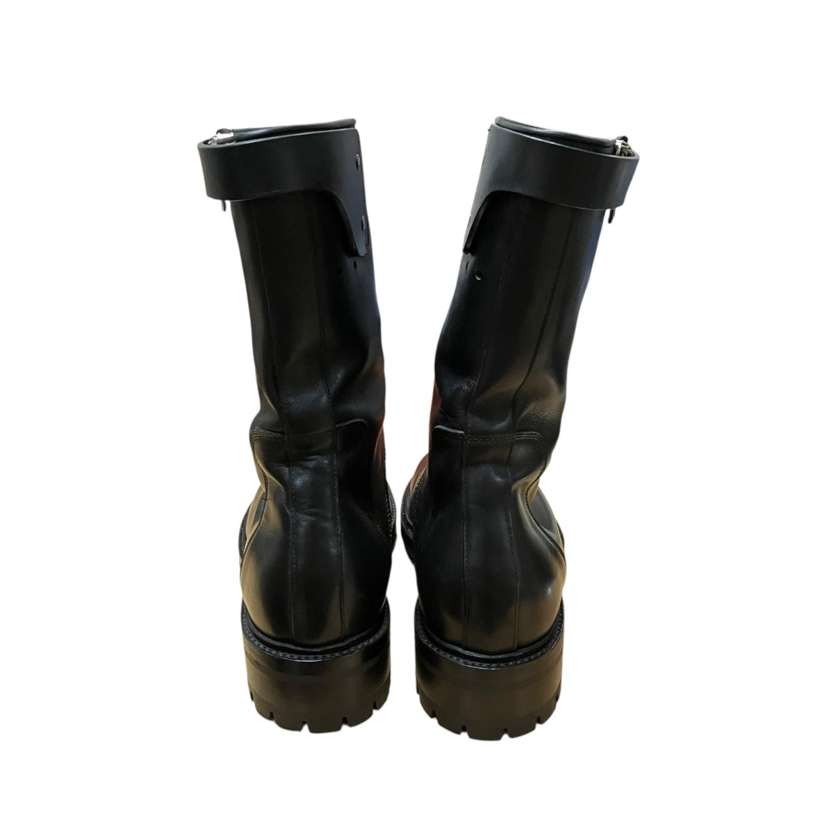 RICK OWENS(リックオウエンス) スパイラルジップブーツ ブラック