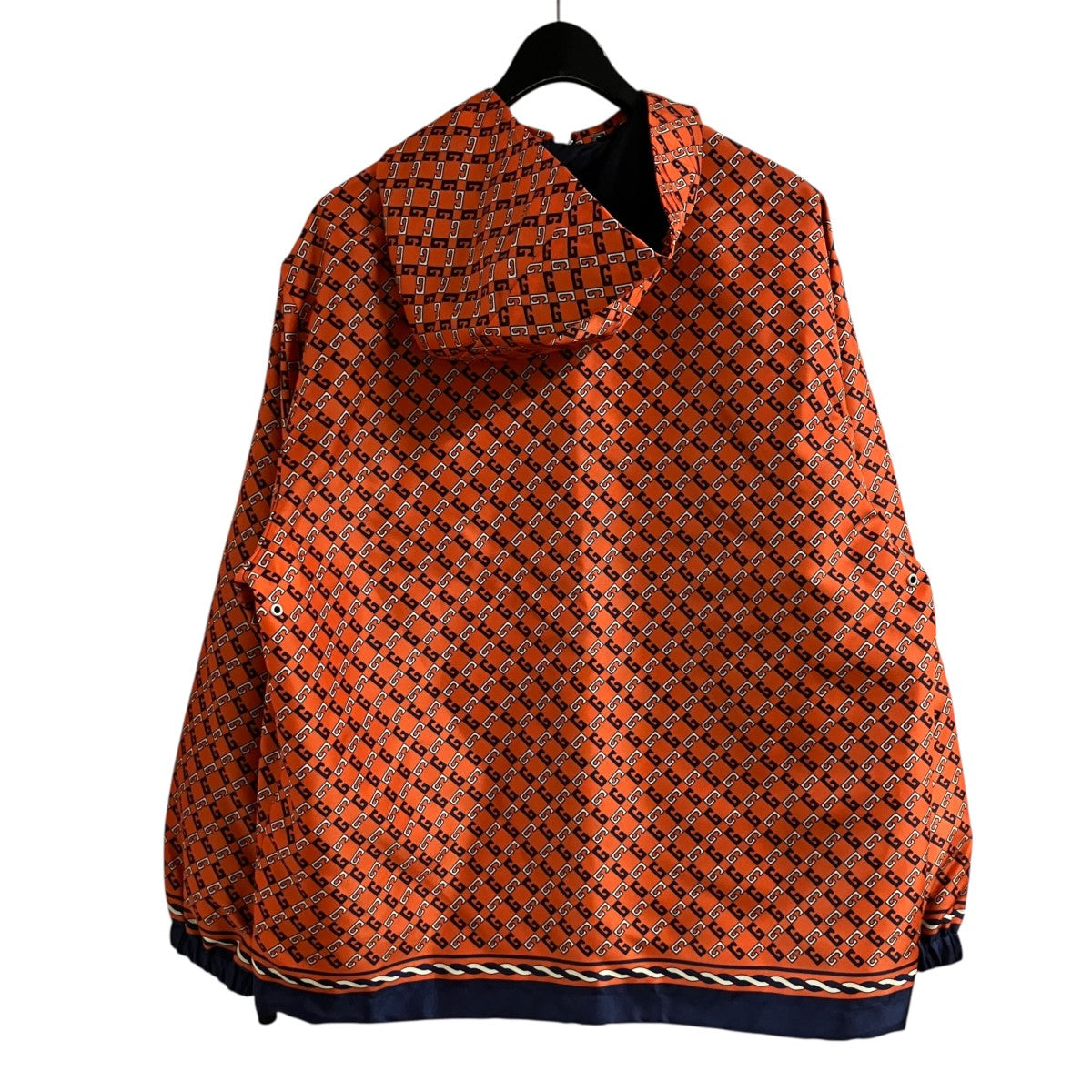 ✨未使用品✨GUCCI ガーメント レッド　ジオメトリックG GUCCI(グッチ) ジオメトリックGプリントフーデッドジャケット 740566