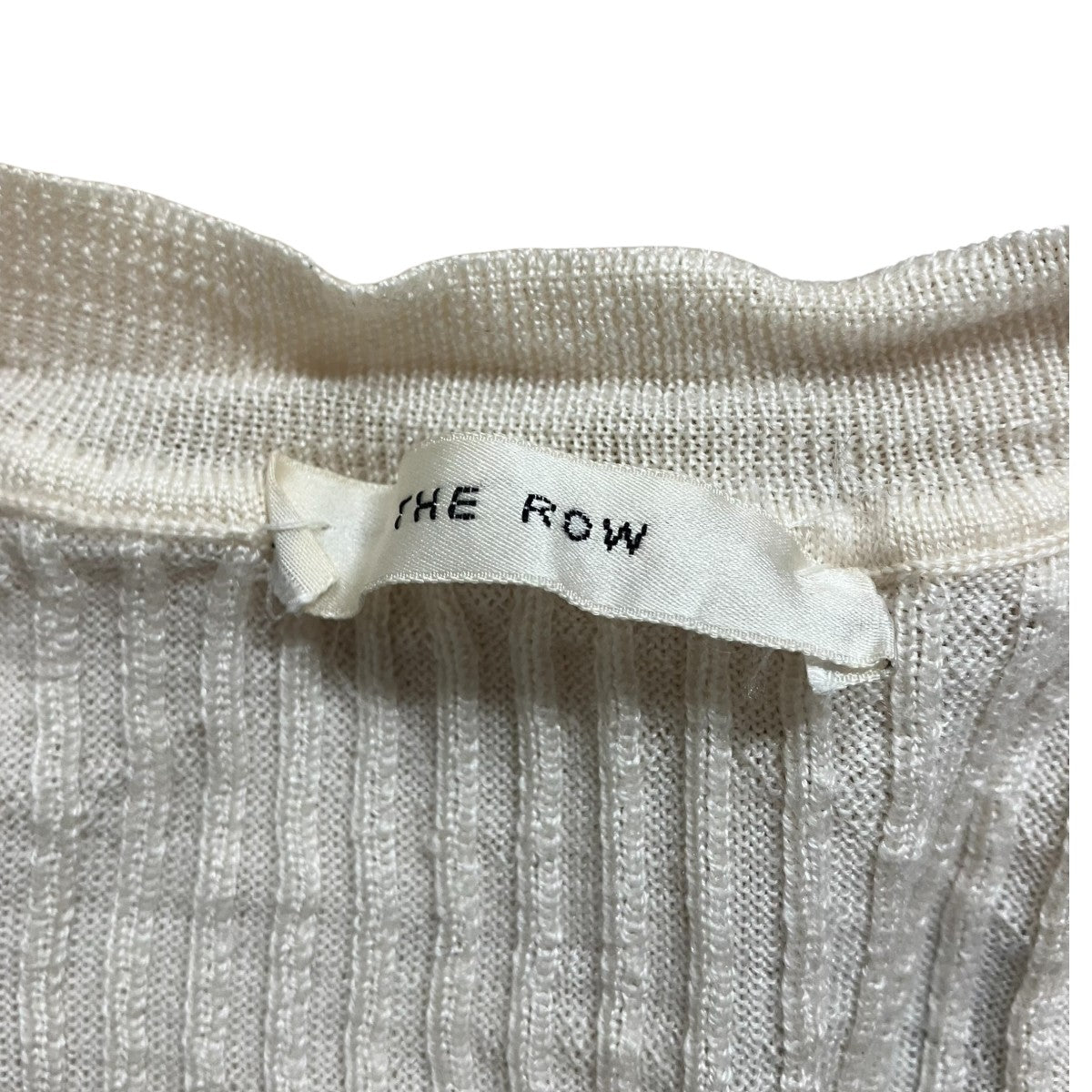 THE ROW ウールシルクリブニット 古着・中古-6枚目のアイテム画像