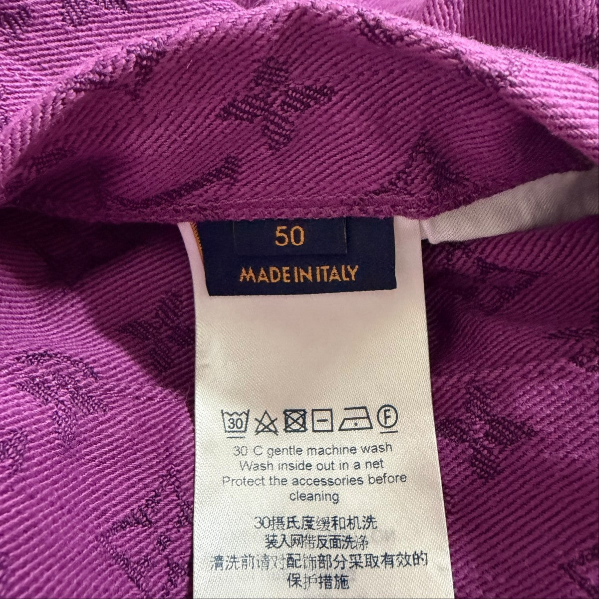 モノグラムデニムジャケット