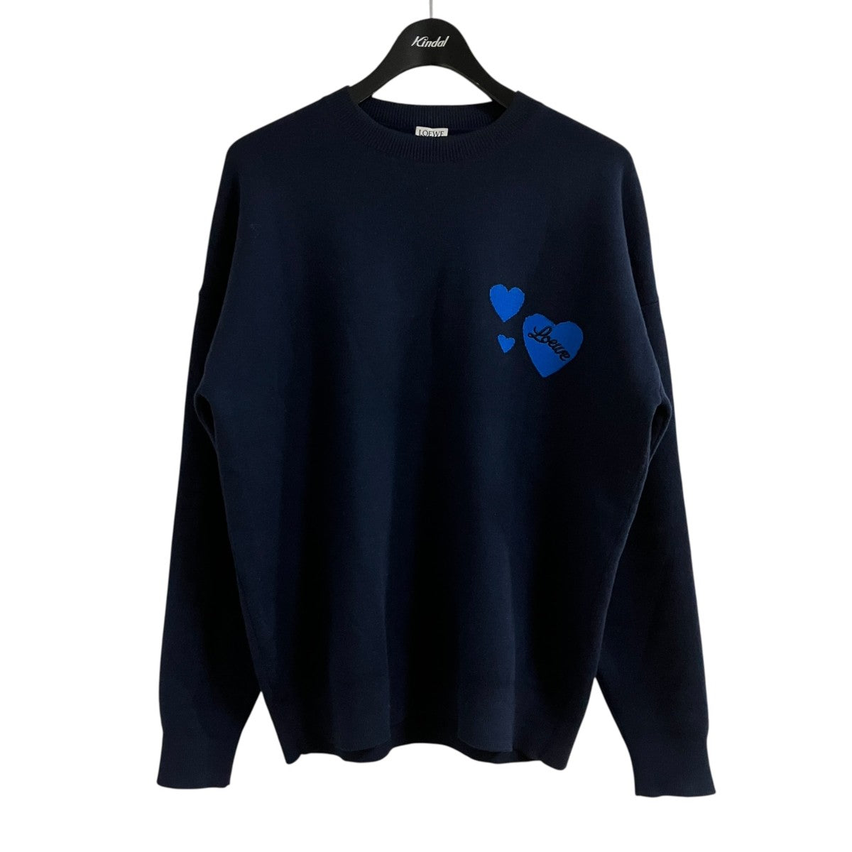 LOEWE ハートロゴクルーネックニット 古着・中古-1枚目のアイテム画像