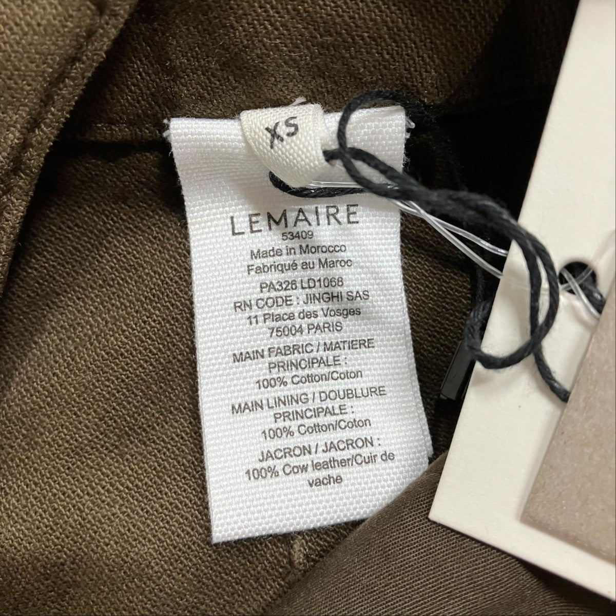 LEMAIRE ベルテッドデニムパンツ 古着・中古-6枚目のアイテム画像