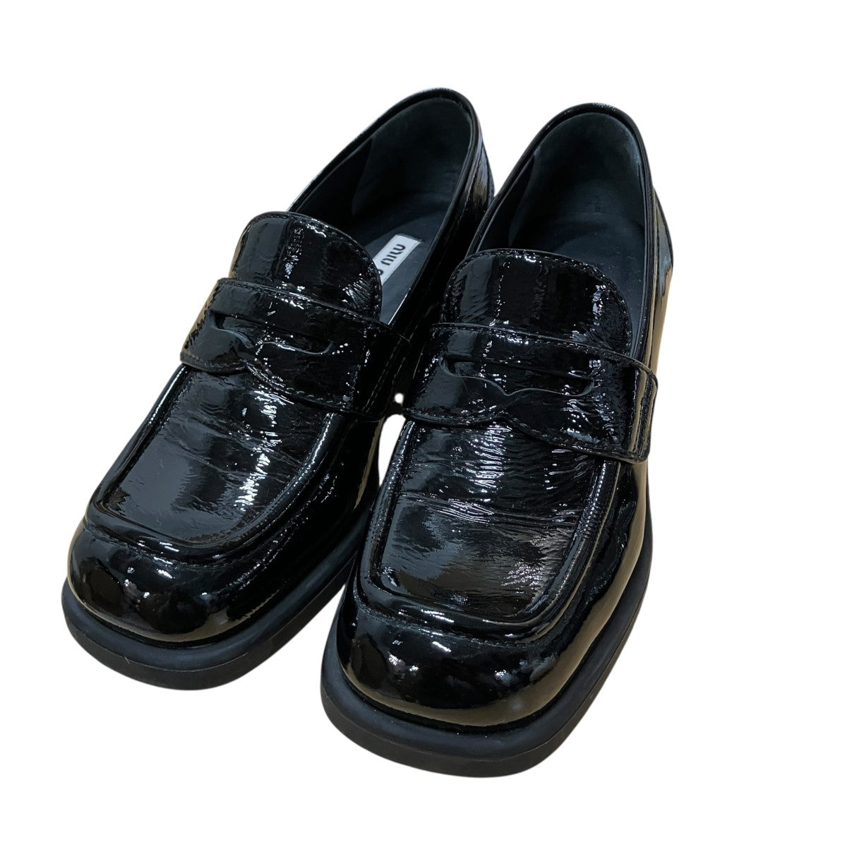 MIU MIU パテントシューズ 古着・中古-1枚目のアイテム画像