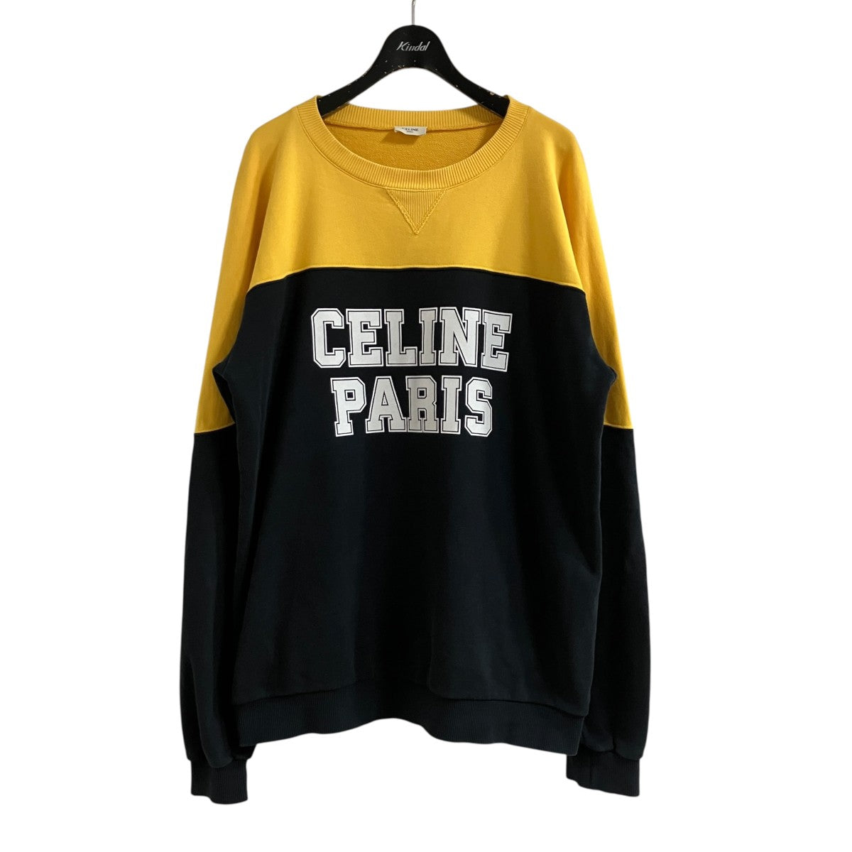 CELINE 切替ロゴスウェット 古着・中古-1枚目のアイテム画像