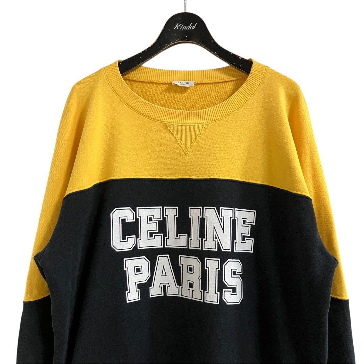 CELINE 切替ロゴスウェット 古着・中古-2枚目のアイテム画像