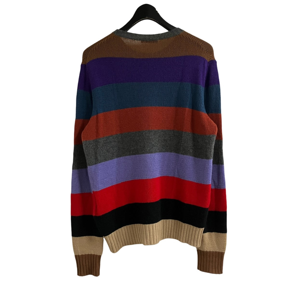 PRADA カシミヤボーダーニット 古着・中古-3枚目のアイテム画像