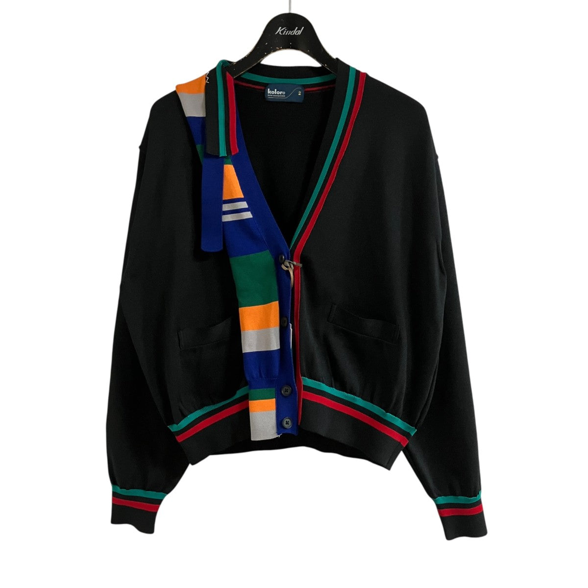 KOLOR ドッキングカーディガン 古着・中古-1枚目のアイテム画像