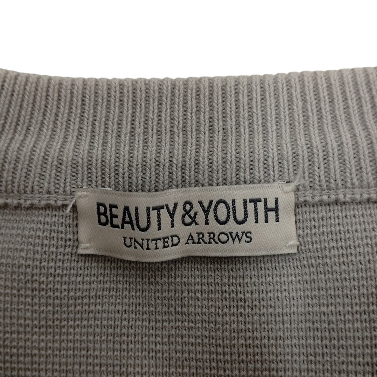 BEAUTY＆YOUTH クルーネックニット1213-199-4208 古着・中古-3枚目のアイテム画像