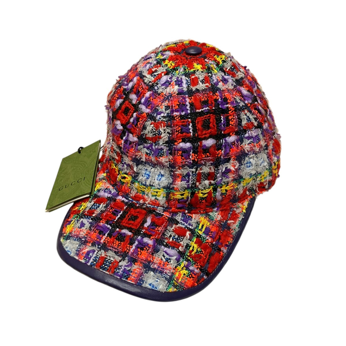 GUCCI ジャガードキャップ 古着・中古-1枚目のアイテム画像