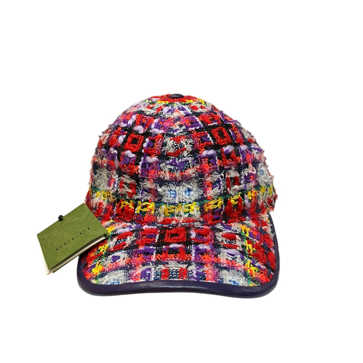 GUCCI ジャガードキャップ 古着・中古-2枚目のアイテム画像