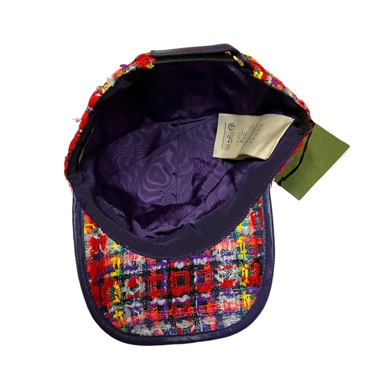 GUCCI ジャガードキャップ 古着・中古-6枚目のアイテム画像