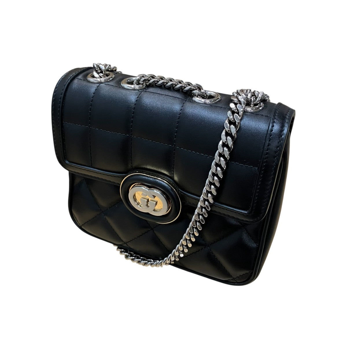 GUCCI デコ ミニ インターロッキングショルダーバッグ 古着・中古-1枚目のアイテム画像