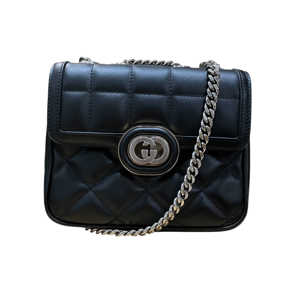 GUCCI デコ ミニ インターロッキングショルダーバッグ 古着・中古-2枚目のアイテム画像