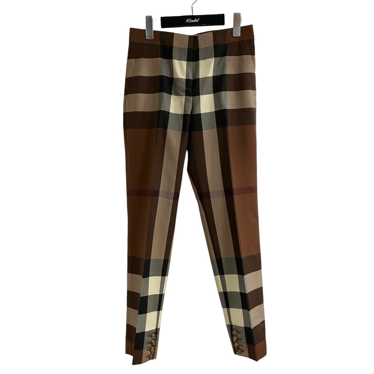 BURBERRY チェックスラックスパンツ 古着・中古-1枚目のアイテム画像