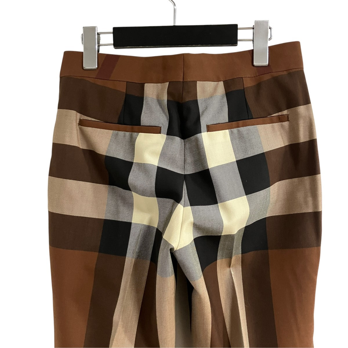 BURBERRY(バーバリー) チェックスラックスパンツ 8050633 ブラウン