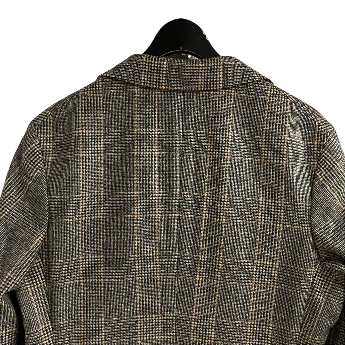 BRUNELLO CUCINELLI チェックウールテーラードジャケット 古着・中古-4枚目のアイテム画像