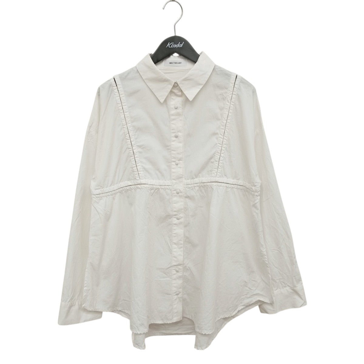 MELT THE LADY hook open volume shirtホックシャツML31218N 古着・中古-1枚目のアイテム画像