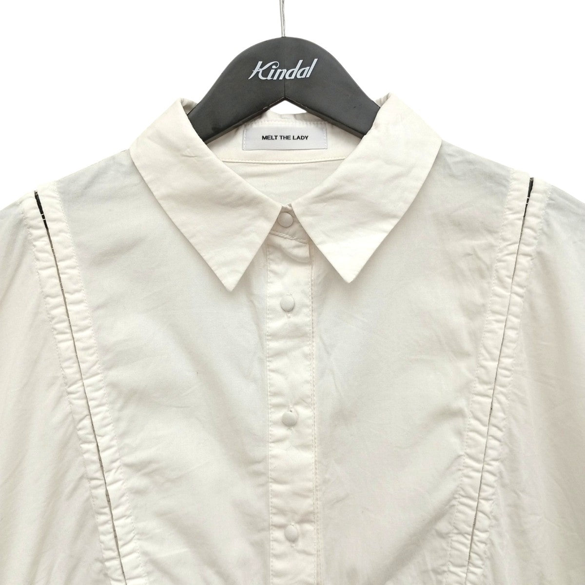 MELT THE LADY hook open volume shirtホックシャツML31218N 古着・中古-6枚目のアイテム画像