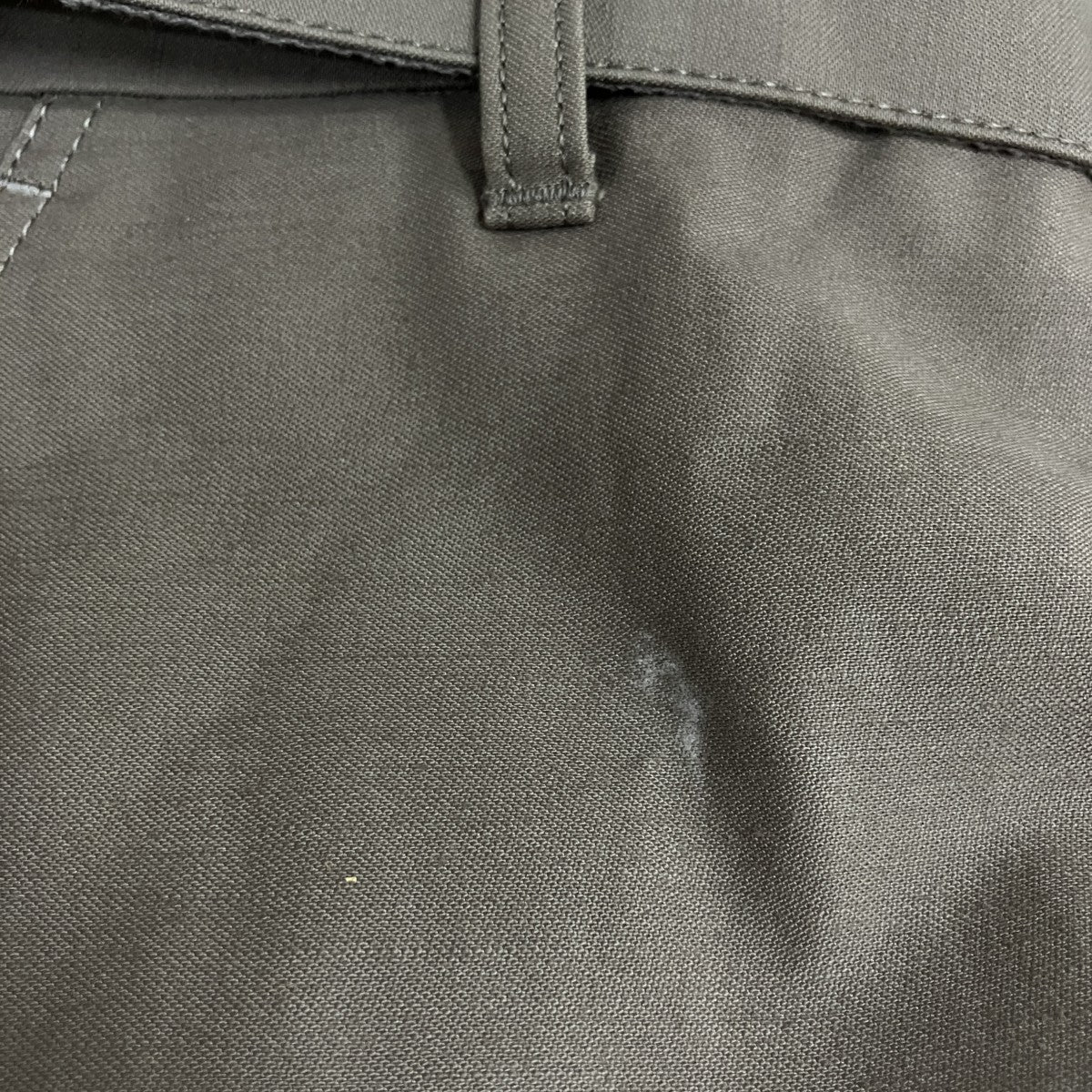 コットン バックサテン パンツ