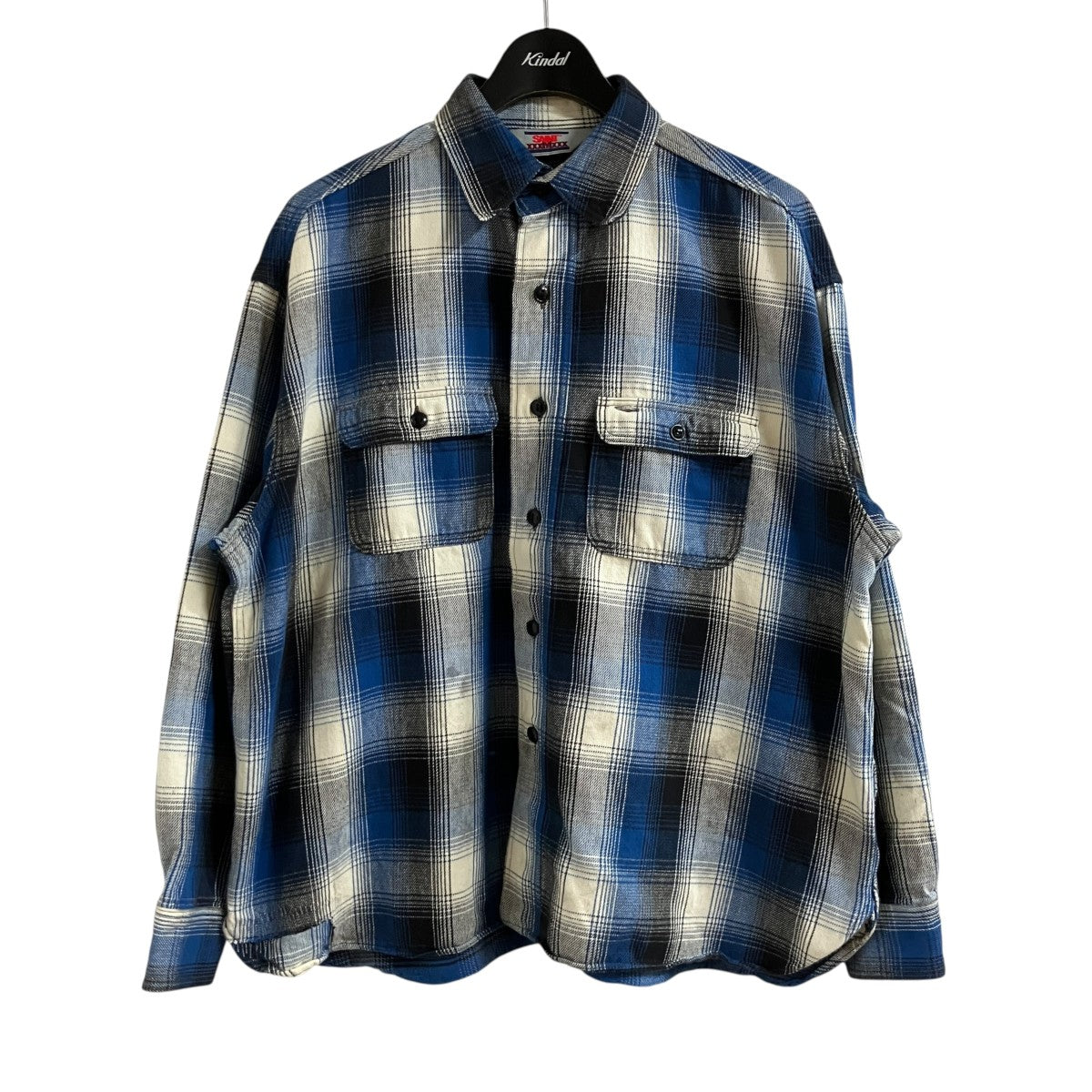 SAINT MICHAEL×BER BER JIN チェックシャツ 古着・中古-1枚目のアイテム画像