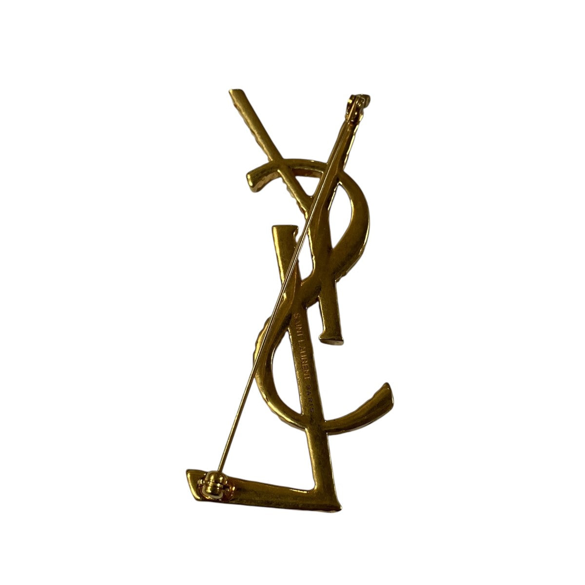 Saint Laurent Paris YSL ロゴブローチ 古着・中古-3枚目のアイテム画像