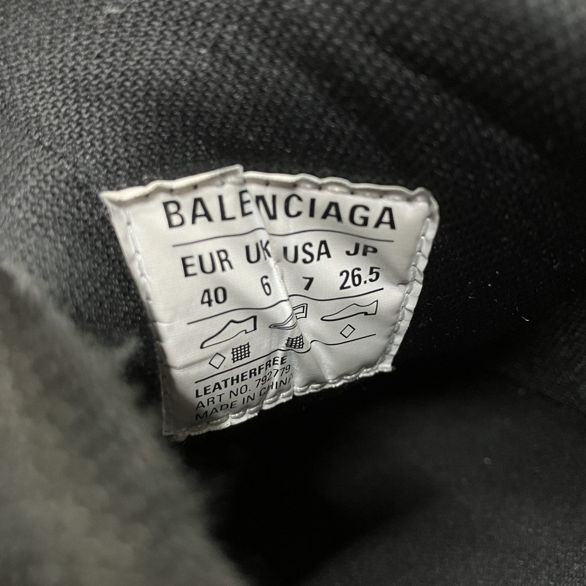 BALENCIAGA 10XLローカットスニーカー 古着・中古-8枚目のアイテム画像